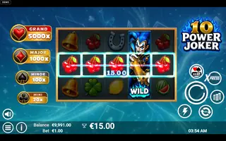 10 Power Joker – Winning spin