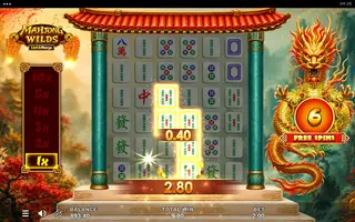 Mahjong Wilds Link&Merge – Feature in play