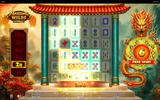 Mahjong Wilds Link&Merge – Feature in play