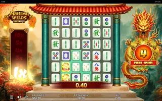 Mahjong Wilds Link&Merge – Feature in play