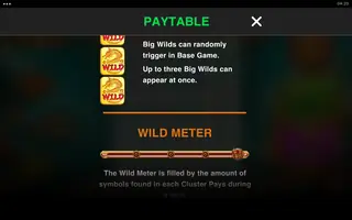 Mahjong Wilds Link&Merge – Paytable