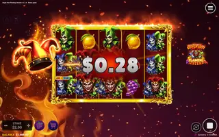 Super Hot Flaming Jesters – Winning spin