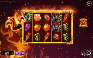 Super Hot Flaming Jesters – Feature in play