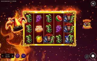 Super Hot Flaming Jesters – Feature in play