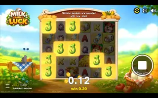 Milk and Luck – Feature in play