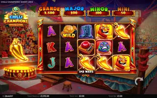 Chilli Champions Ghost Lock – Feature in play