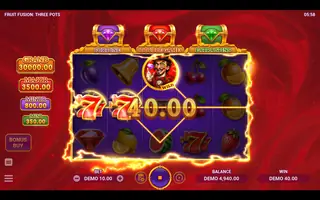 Fruit Fusion: Three Pots – Feature in play