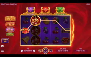 Fruit Fusion: Three Pots – Feature in play