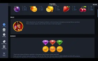 Fruit Fusion: Three Pots – Paytable