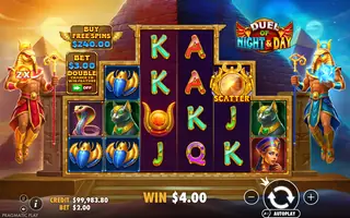 Duel of Night & Day – Winning spin