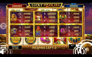 Lucky Foxilian – Bonus round
