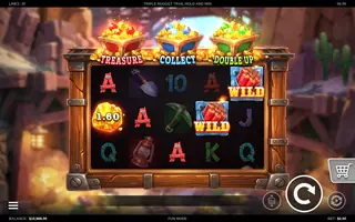 Triple Nugget Trail – Feature in play