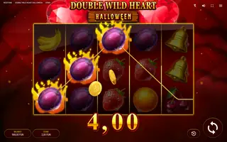 Double Wild Heart Halloween – Feature in play
