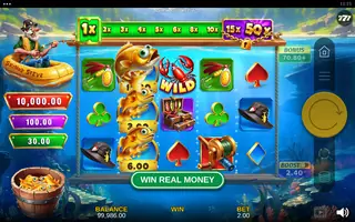 Give Me Gold: Mo Fish – Feature in play