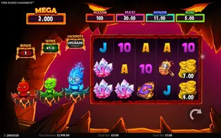 Fire Dudes – Feature in play
