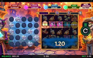 Skulls and Souls Bonanza Coin Grid – Winning spin