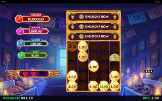 Skulls and Souls Bonanza Coin Grid – Bonus round