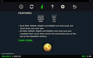 Cricket Century Kings – Paytable