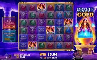 Oracle of Gold – Winning spin