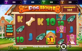 The Dog House Megaways – Oranje Jackpot – Feature in play