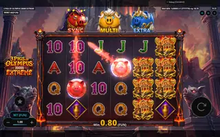 3 Pigs of Olympus 30,000 Extreme – Winning spin