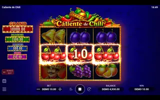 Caliente de Chili – Winning spin