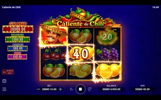 Caliente de Chili – Winning spin