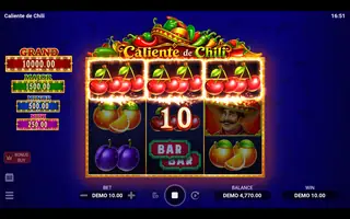 Caliente de Chili – Winning spin