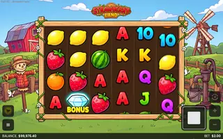 Strawberry Land – Feature in play