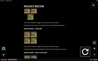 Rocket Recon – Game rules