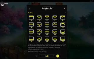 Coin Blossom – Paytable