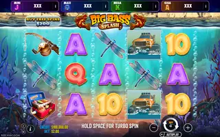 Big Bass Splash – Oranje Jackpot – Base game
