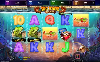Big Bass Splash – Oranje Jackpot – Base game