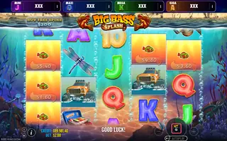 Big Bass Splash – Oranje Jackpot – Feature in play
