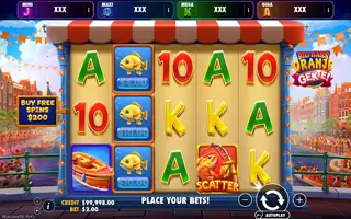 Big Bass Oranje Gekte – Oranje Jackpot – Base game