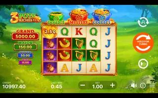 3 Pots Riches Extra: Hold & Win – Feature in play