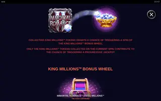 Immortal Romance II King Millions – Game rules
