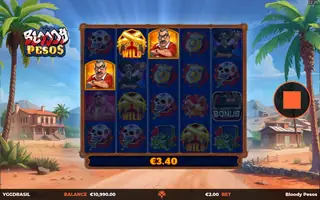 Bloody Pesos – Winning spin
