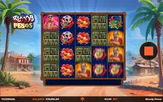 Bloody Pesos – Feature in play