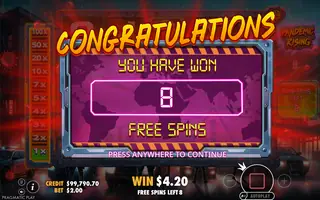 Pandemic Rising – Bonus round