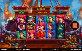 Red Dragon Sails – Free spins
