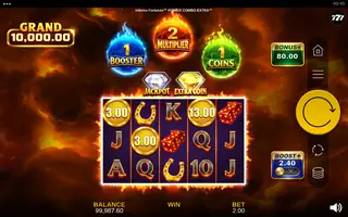 Inferno Fortunes POWER COMBO EXTRA – Winning spin