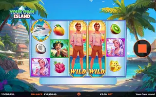 Your Own Island – Feature in play
