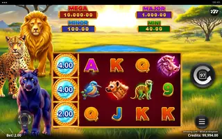 Amazing Link WildCat Kingdom – Feature in play