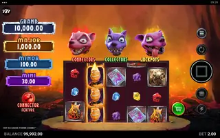 Hot As Hades Power Combo – Feature in play