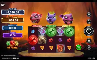 Hot As Hades Power Combo – Feature in play