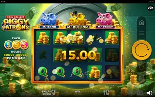 Coin Collect: Piggy Patrons – Bonus round