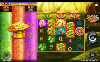 3 Lucky Rainbows Action Boost SpinUP – Feature in play