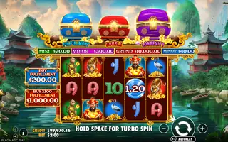 Chests of Cai Shen 2 – Feature in play