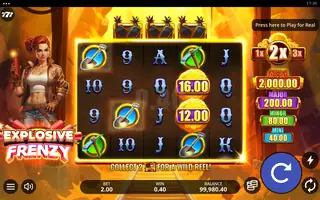 Explosive Frenzy – Winning spin